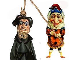 a weird picture of someone hanging